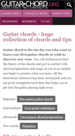 Mobile Screenshot of guitar-chord.org